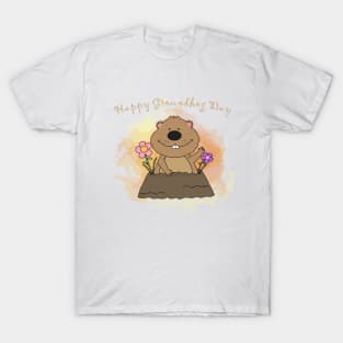 Happy Groundhog Day t-shirt T-Shirt